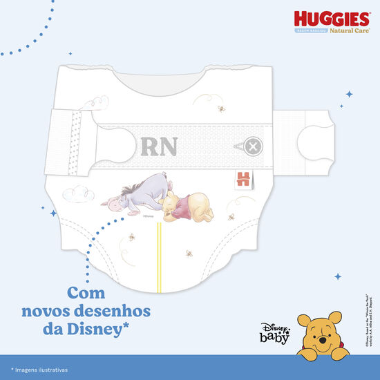 Fralda Huggies Natural Care RN - 34 fraldas